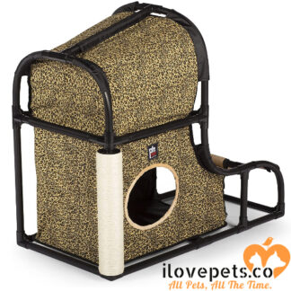 Catville Loft in Leopard Print By Prevue Pet Products