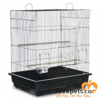 Black Square Roof Parakeet Cage By Prevue Pet Products
